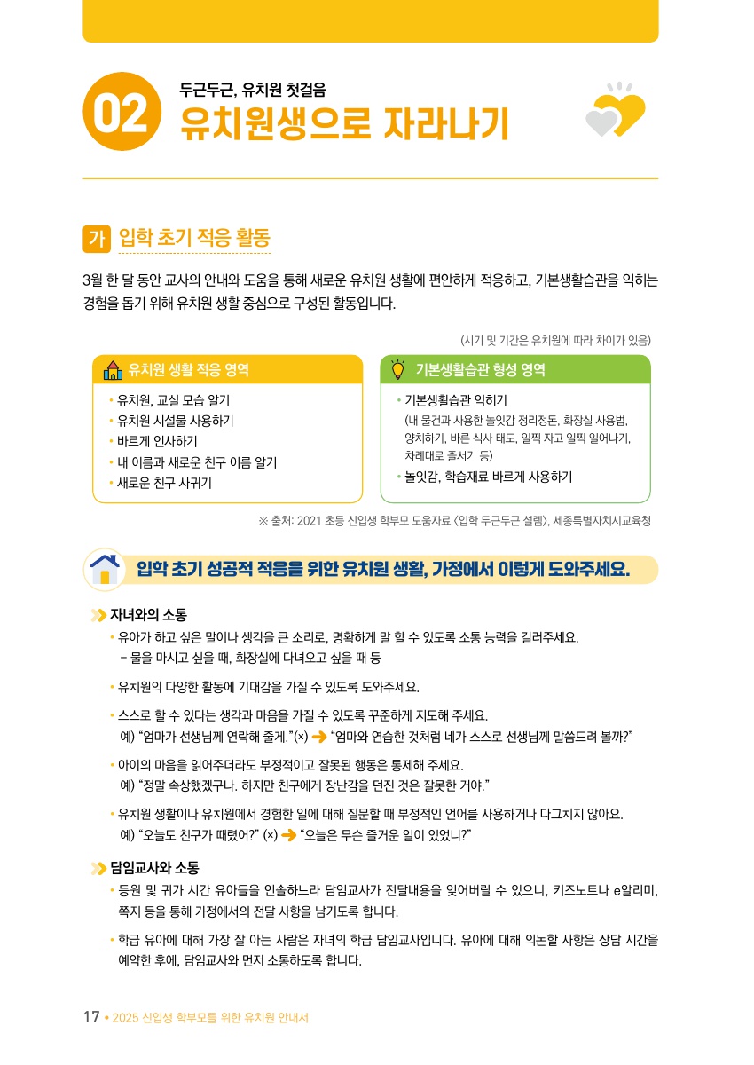 Ⅰ. 두근두근, 1학년 첫걸음