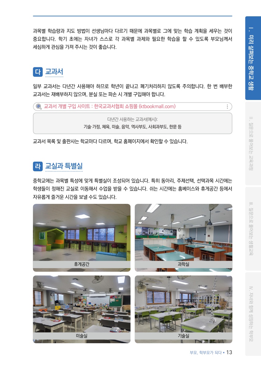 Ⅰ.  미리 살펴보는 중학교 생활