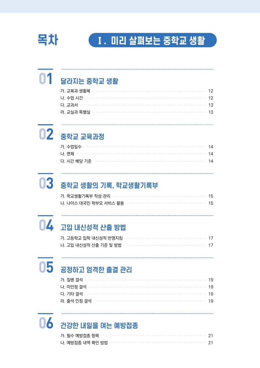 목차