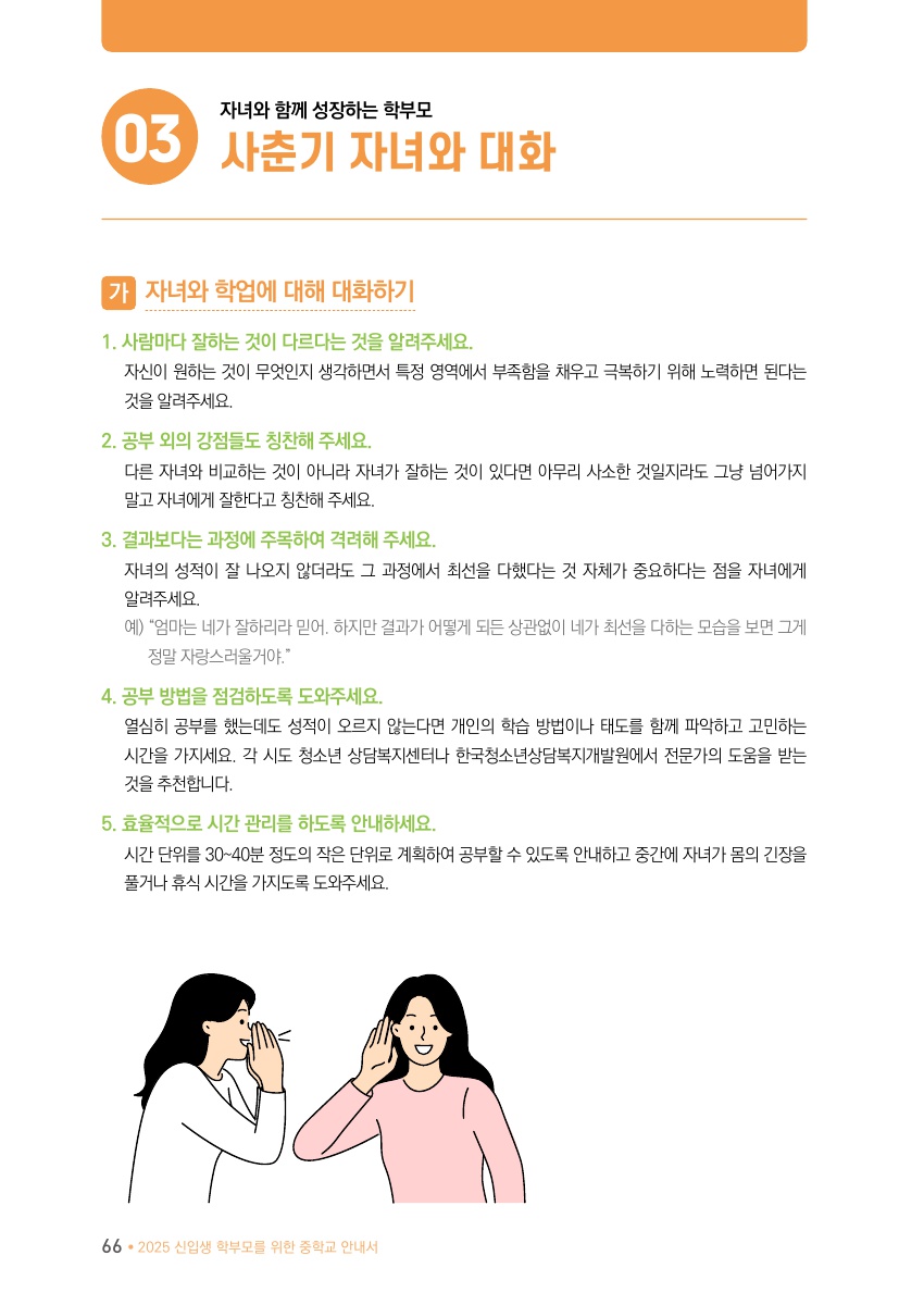 Ⅳ. 자녀와 함께 성장하는 학부모