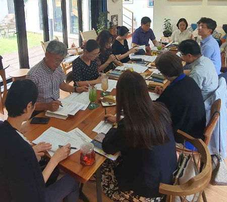 센터별 정책추진단, 탐구학습공동체 등 조직 및 운영 이미지