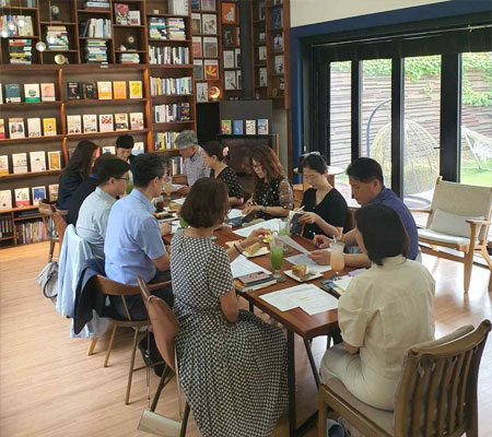 센터별 정책추진단, 탐구학습공동체 등 조직 및 운영 이미지