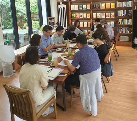 센터별 정책추진단, 탐구학습공동체 등 조직 및 운영 이미지